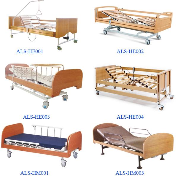 Simple Electric Medical Hospital Beds / Home Care Bed Linak Motor With