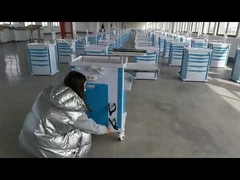 Adjustable Stand Up Desk Hospital Mobile Workstation Cart