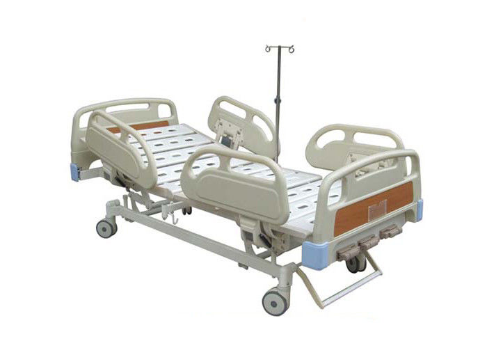 ABS Medical Hospital Beds Foldable Care Beds With Steel Punching Board brake castors (ALS-M308)